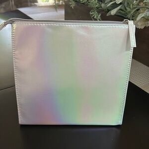 Iridescent Cosmetic Case NWOT